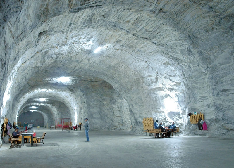 vedere interioara de la Salina Targu Ocna