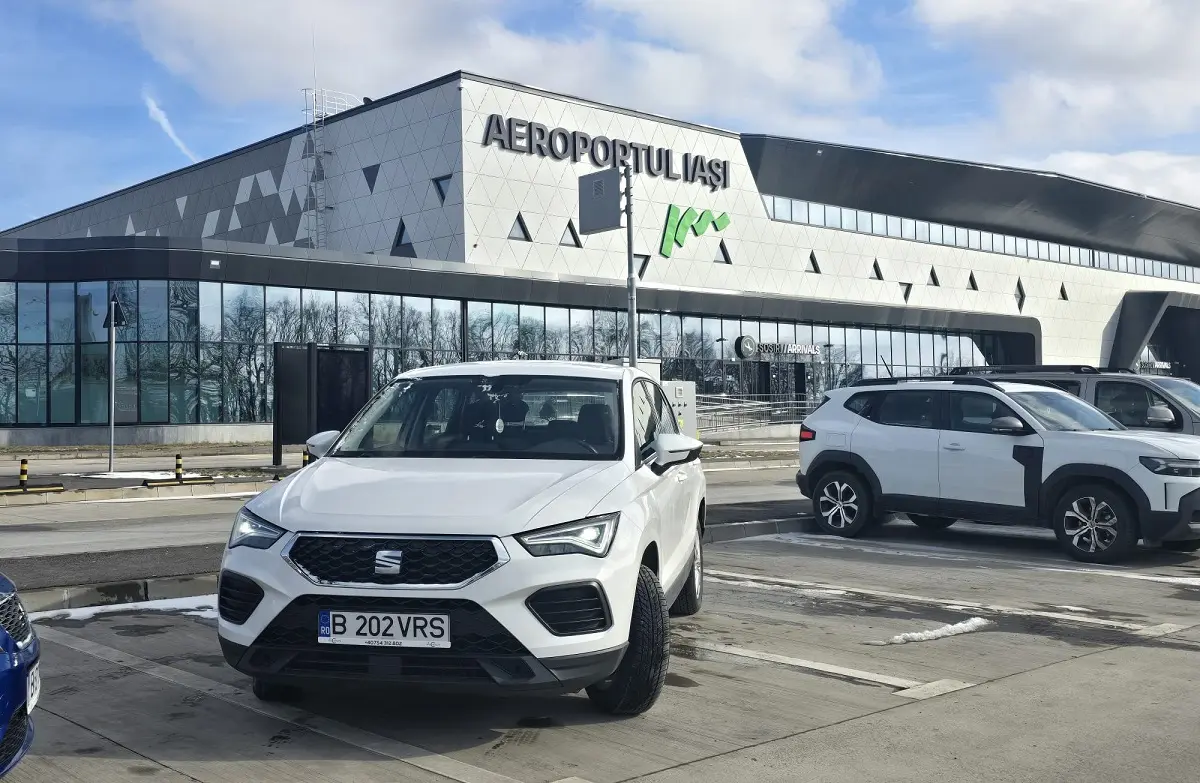 Viocars car rental pick up at Iasi Airport IAS