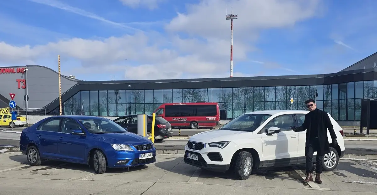 Viocars car rental pick up at Iasi Airport IAS
