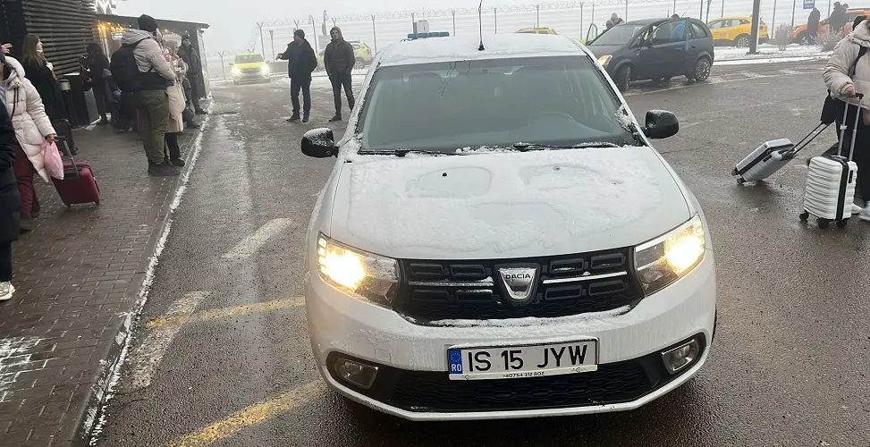 Returning a Dacia Logan at Suceava Airport (SCV)
