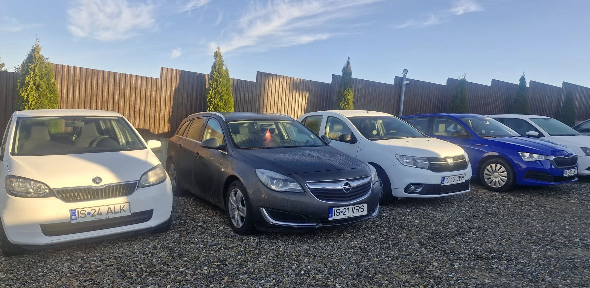 Viocars parking near Suceava Airport (SCV)