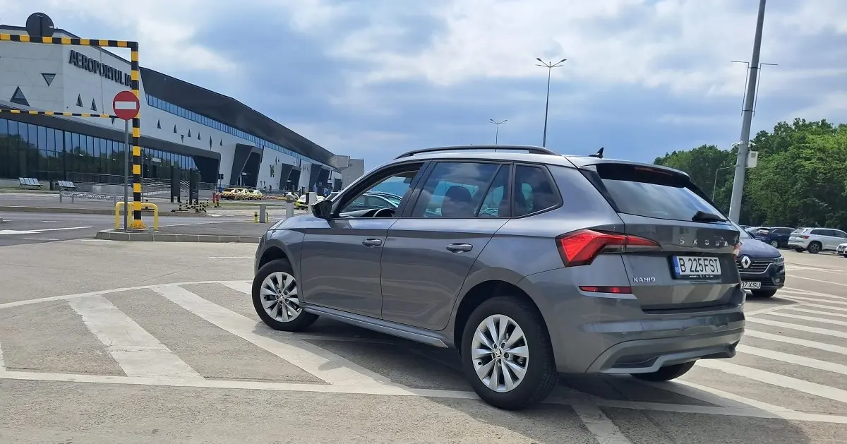 Portbagaj Skoda Kamiq potrivit pentru bagaje de aeroport